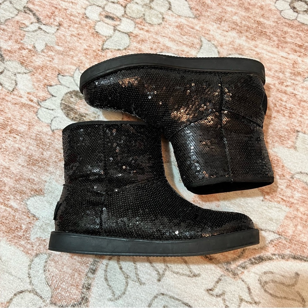 G by guess Asella black sequin boots